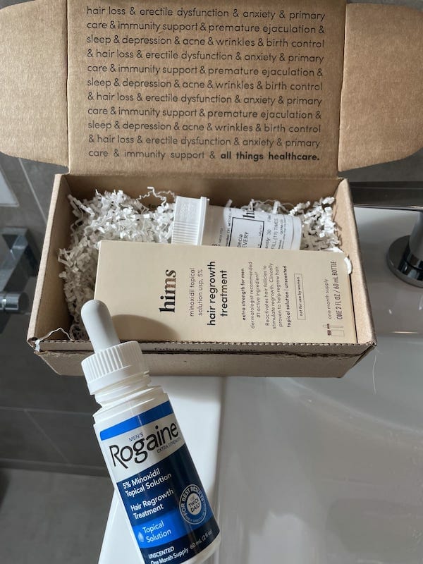 best topical hair loss treatment box