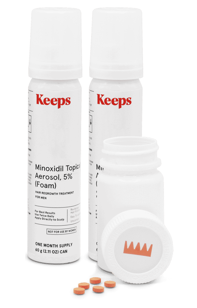 Keeps Minoxidil Foam