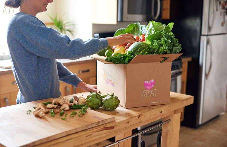 Receiving Imperfect Foods Delivery