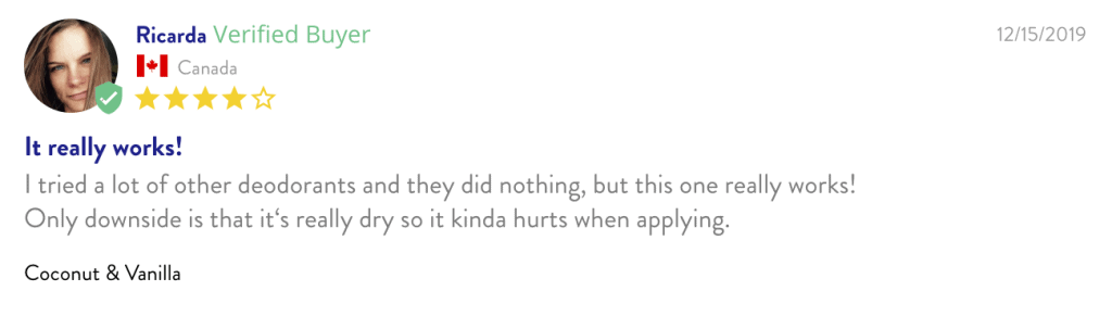 Native Deodorant Review