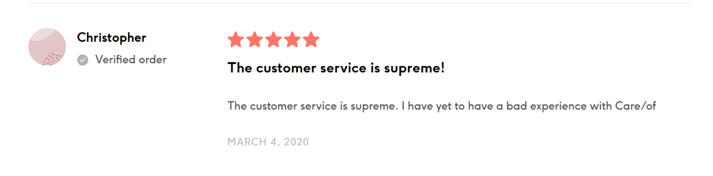 Care Of reviews