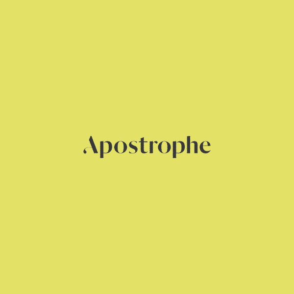 Apostrophe