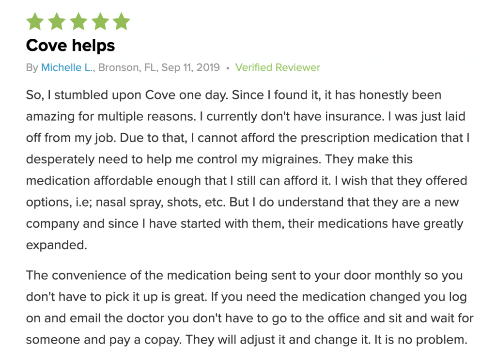 Cove Migraine Review