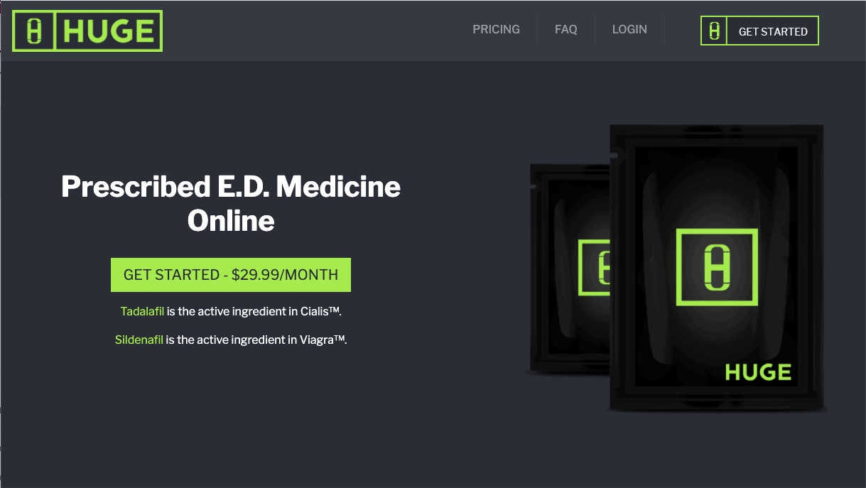 Huge.com Review - Is it Legit for ED?