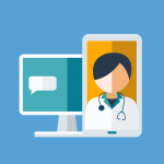 Telemedicine doctor image