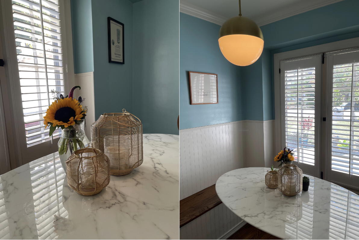 Third & Main vases from the contemporary box fall 2022 displayed in our home