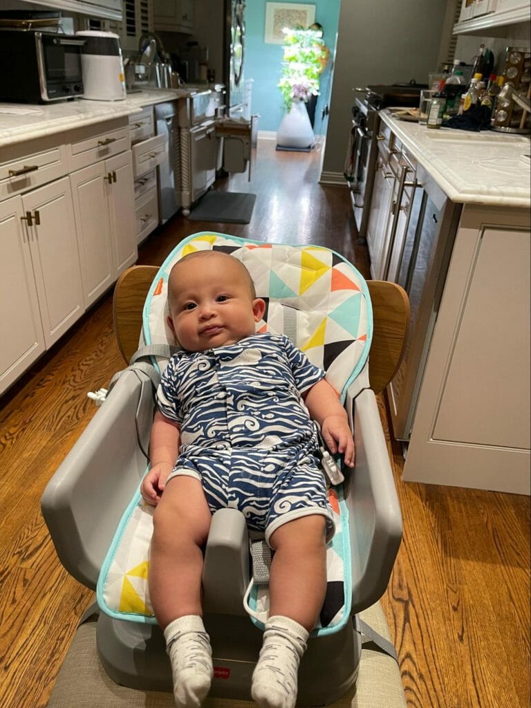baby in a pram