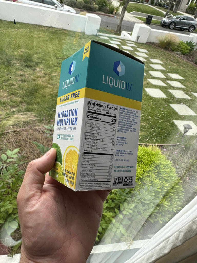 liquid iv sugar free