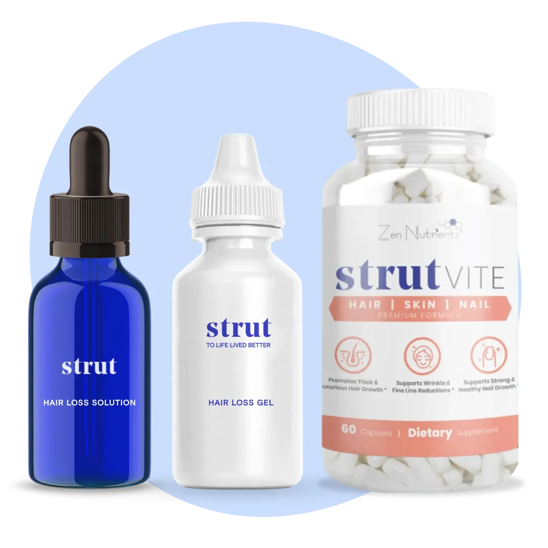 strut hair loss products for women