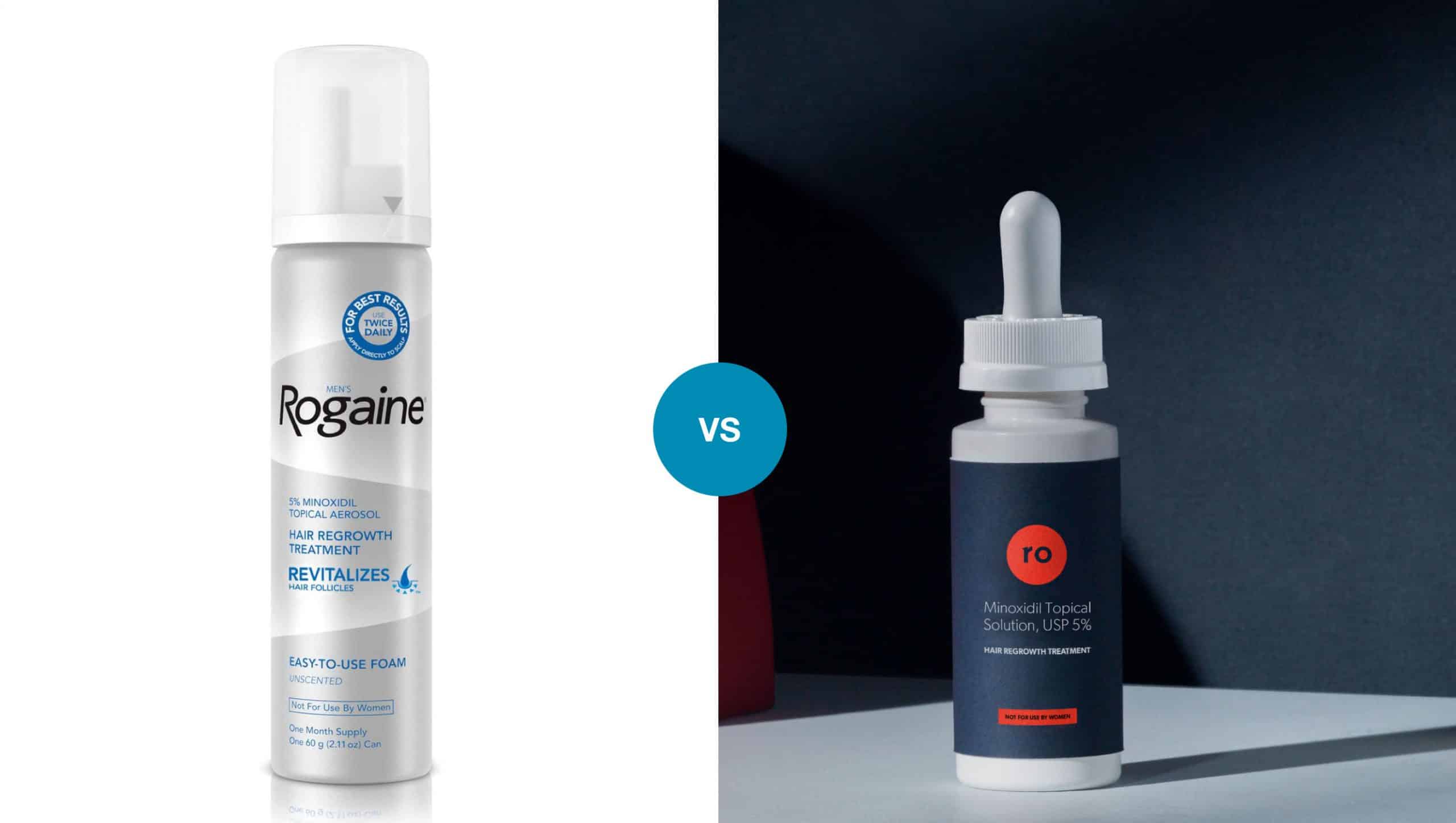 Rogaine vs Roman — Minoxidil Header Image