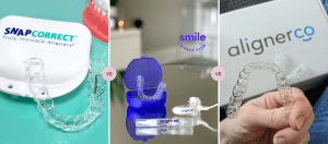 SnapCorrect vs SmileDirectClub vs AlignerCo - Which is beeter for your teeth